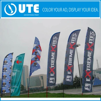Custom Marketing Flags Double Sided Roadside Flag Banners