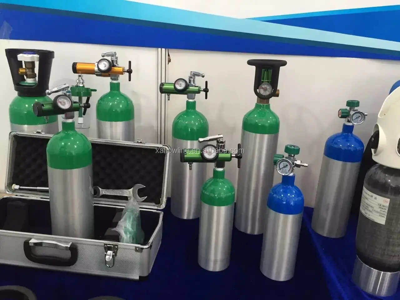 Aluminum Alloy 2l Medical Small Portable Oxygen Cylinder With