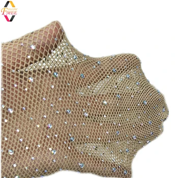 grade rhinestone shiny shinny larger fishnet pantyhose