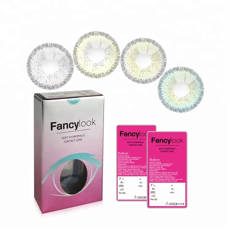

2019 Realcon European Colors Contact Lenses For Natural Eyes, 4 colors