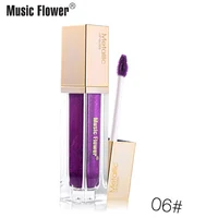 

2019 Makeup waterproof kissproof Longlasting shimmer purple shiny glitter metallic Lip gloss private label OEM wholesale
