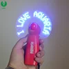 Flashing Logo USB LED Programmable LED Message Handheld Fan