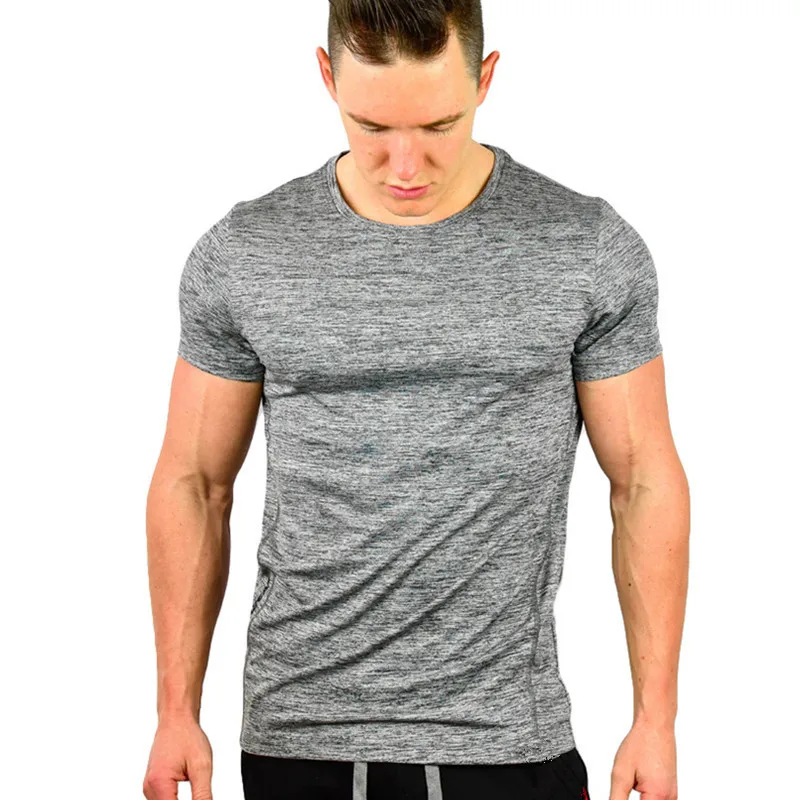 

mens new design slub gym dry fit t shirts