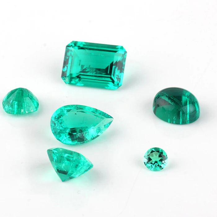 

Precious Hydrothermal Synthetic Colombian Emerald Gemstones Price Per Carat Emerald Stone, Green