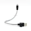 NEW 2017 Micro USB Charging Metal Cable Car Dock Flexible Stand Up Phone Data Cable Coiled Holder for Iphone 6 7 for Android