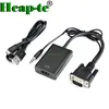 FactorOEM VGA To HDMI Output 1080P HD Audio Cable Converter Adapter