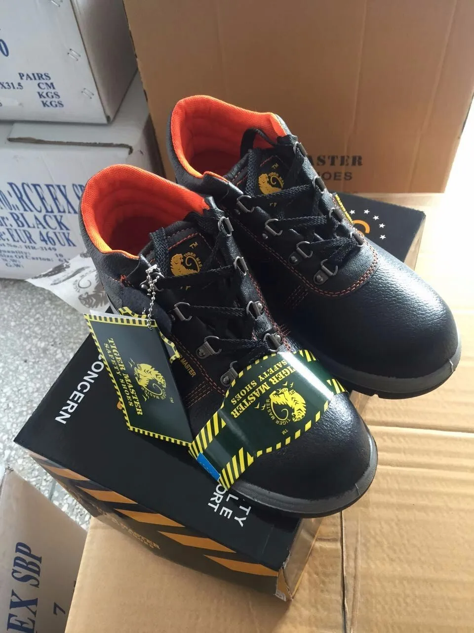 Low Ankle Genuine Leather S3 Waterproof Anti Static Steel Toe Safety