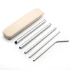 Amazon Eco Friendly FDA Latest Model Reusable Metal Stainless Steel Straw