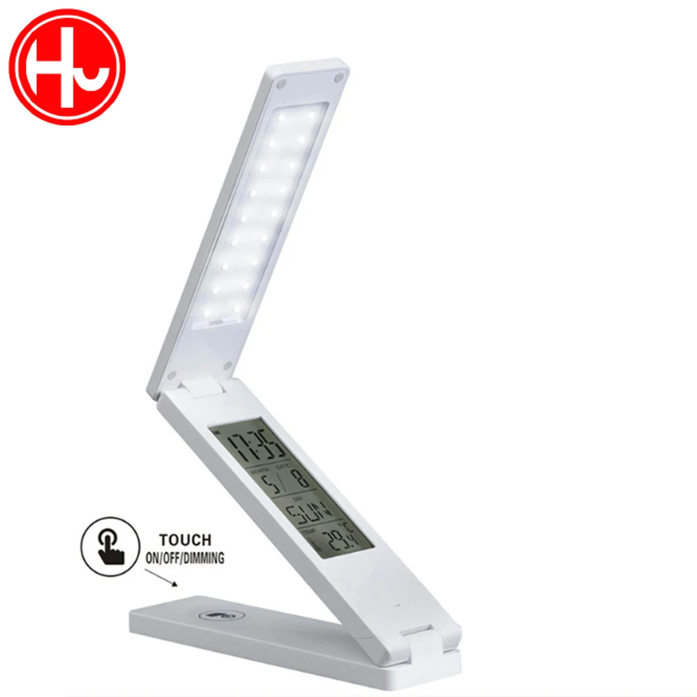 Factory price wholesale cheap custom portable folding reading rechargeable led table lamp for home and office