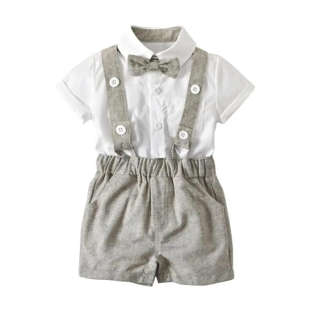 

R&H Cotton Spring Autumn White Fashion Design Cheap Shipping Baby Clothes Baby Garments, As the picture show