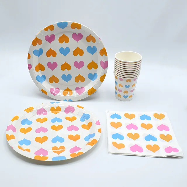 china printed disposable plates