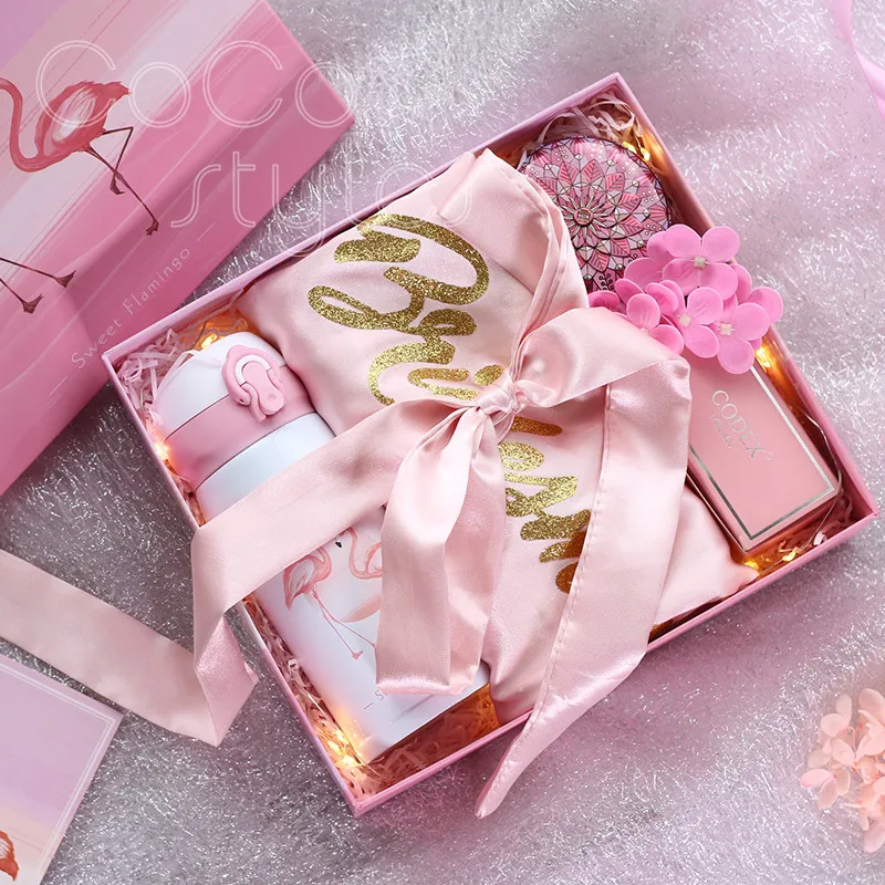 Cocostyles Romantic Dreamlike Lovely Pink Gift Sets With Bags Vacuum ...