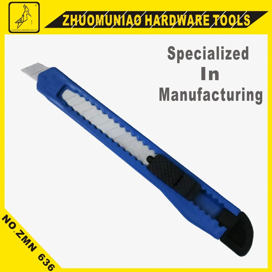 Factory Sells Directly Snap Off 9mm Blade Cheapest Knife Free Sample