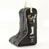 1PCS Durable/High-quality/Practical Large Non-woven Fabric Boots Storage/Protector/Bag with Double Compartment,Black