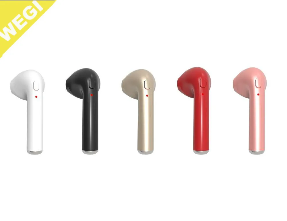 

Wireless Blue tooth Earbuds I7 Mini Bluet V4.1 Earbud Single Wireless Invisible Headphones Headset With Mic Stereo, Black;blue;gold;green;pink;red;silver