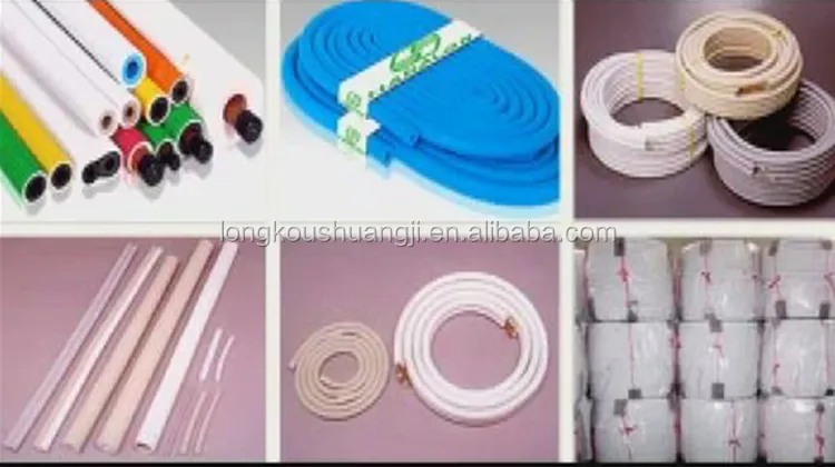 Hot sale pe foam pipe in air conditioning extrusion machine