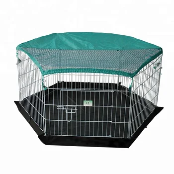 Outdoor Galvanized Metal Rabbit Hutch With Sunshade - Buy Outdoor ...