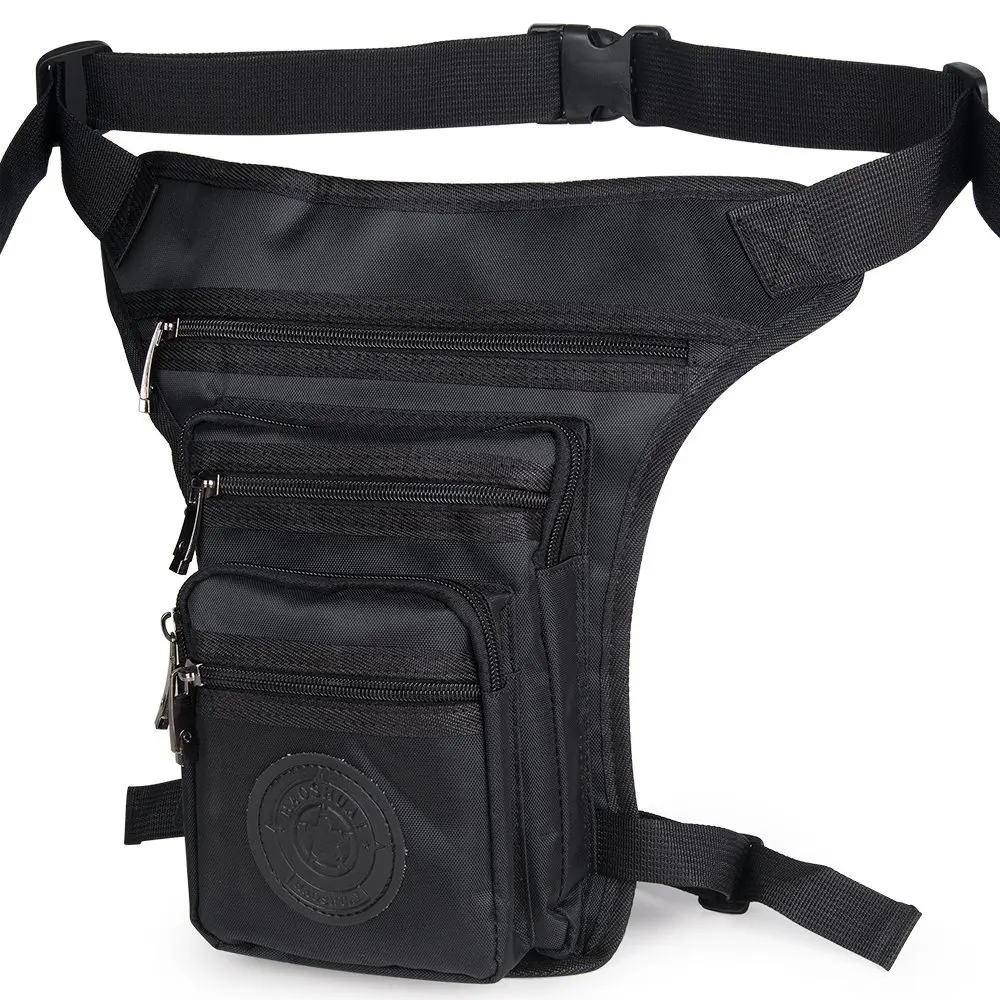 Yoler Military Tactical Drop Leg Bag,Hiking Waist Bag Canvas Sports Racing Drop Tactical Leg Bag Fanny Pack Bike Cycling Hip Bag