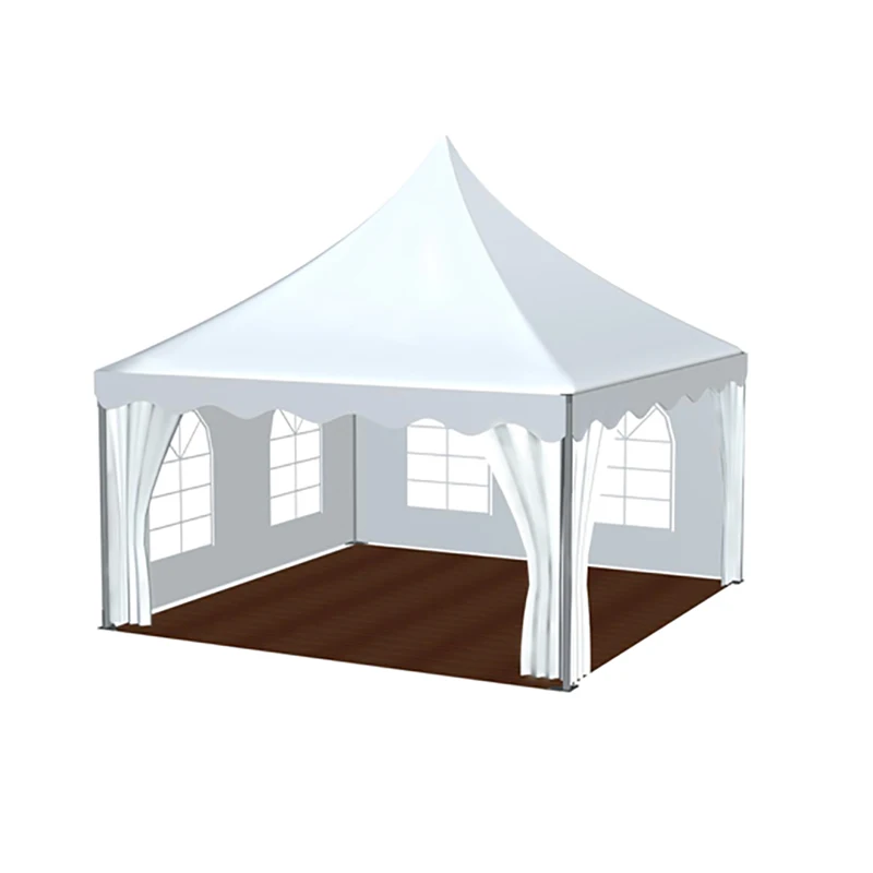 

Party /Wedding/Show /Canpony/Gazebo Application and White and Red Color High Peak 6x6 Pagoda Tent, Customized