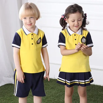 yellow school polo shirts