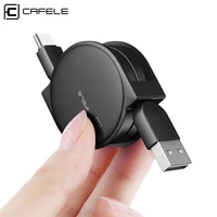 

CAFELE Original Logo Customized Retractable Type-C USB Cable Smart Phone Sync Charging Date Cable for Huawei Samsung