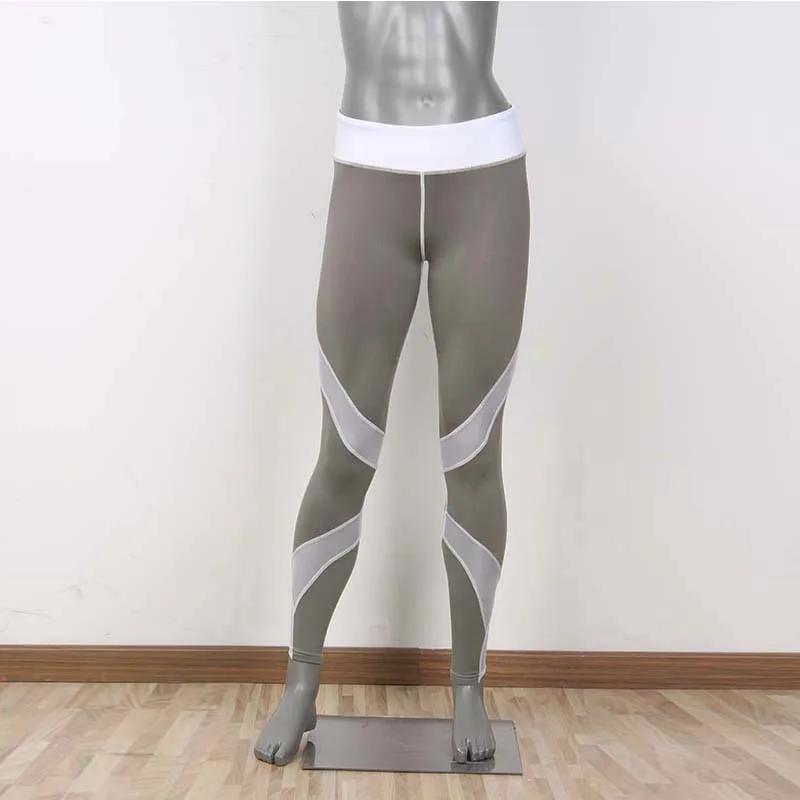 Quick dry sportswear tummy control women slim fitness leggings and girls yoga gym pants