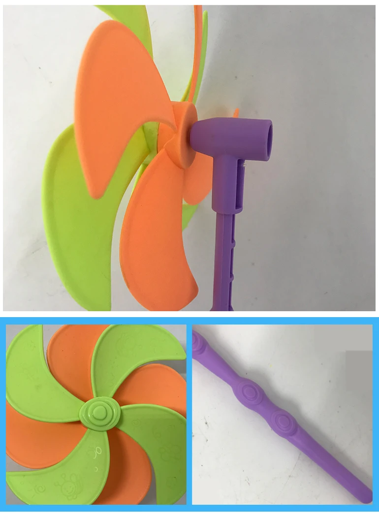 Colourful beach windmills plastic toy windmill for kids.jpg