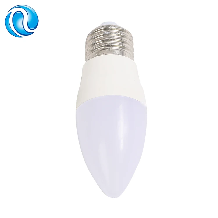 manufacturing plant e27 3w 5w 6w CE led pyramid candle mini light bulb