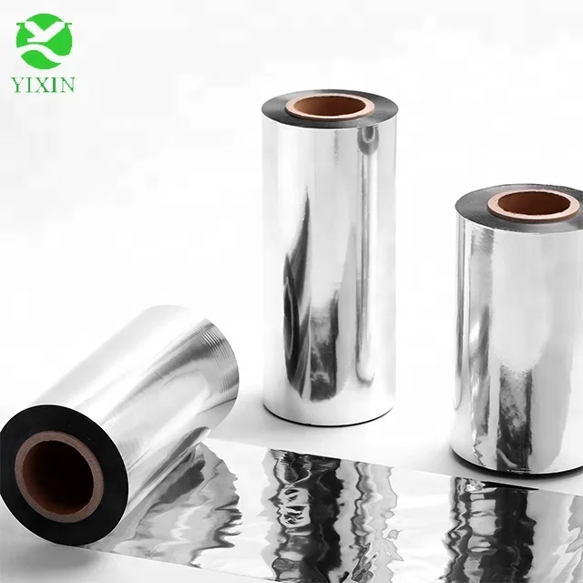 blue color metallized pet lamination film two sides corona treatment
