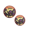 The Circular Patches Custom Embroidery with heat cut as A Dress Patch