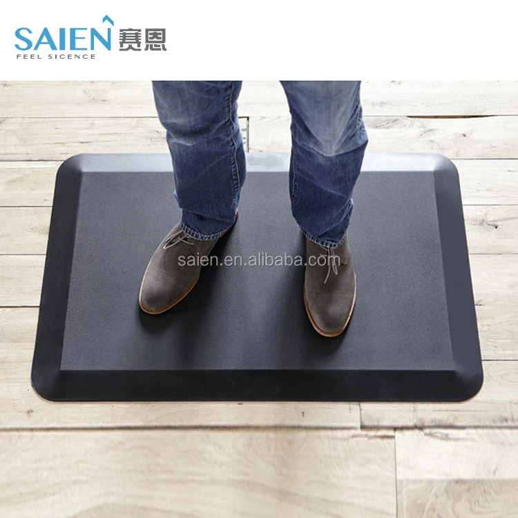 Anti Fatigue Waterproof Office Standing Desk Mat Memory Foam Gel