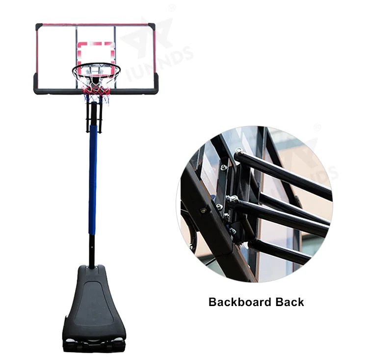 Basketball Hoop with Acrylic Backboard Padding Sure Shot 45cm Steel Ring 10ft 