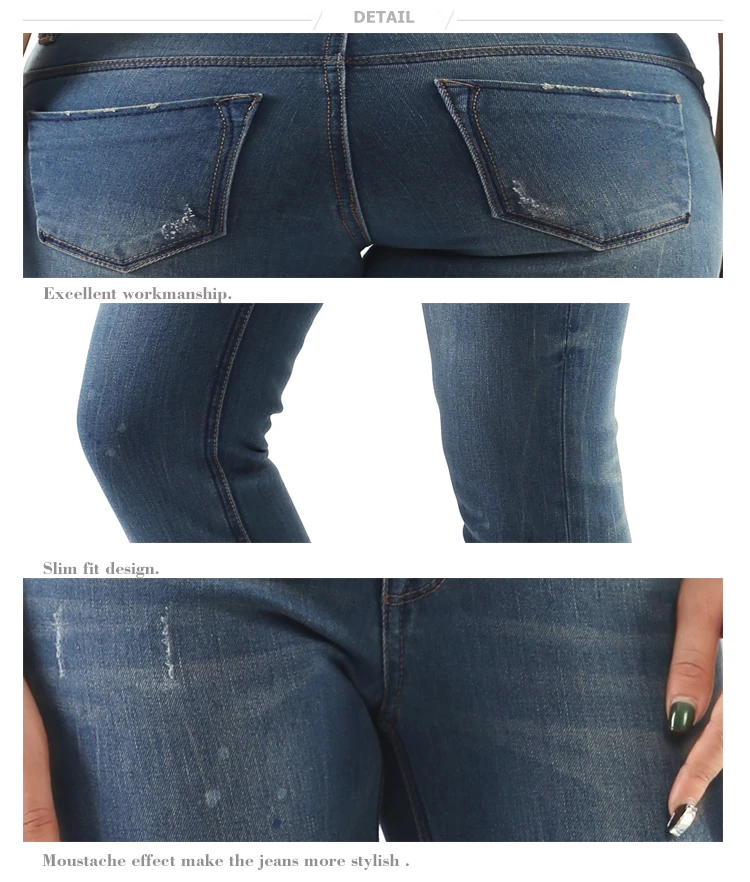 New Women Sex Pants Xxl Size Girls Stylish Jeans And Top Classic Jeans