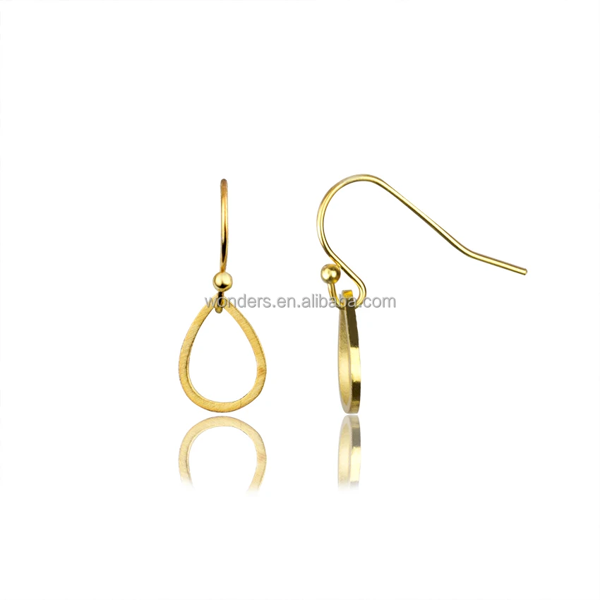 

Orimgai Teardrop Gold Plated Eardrop Earrings Stainless Steel Jewelry