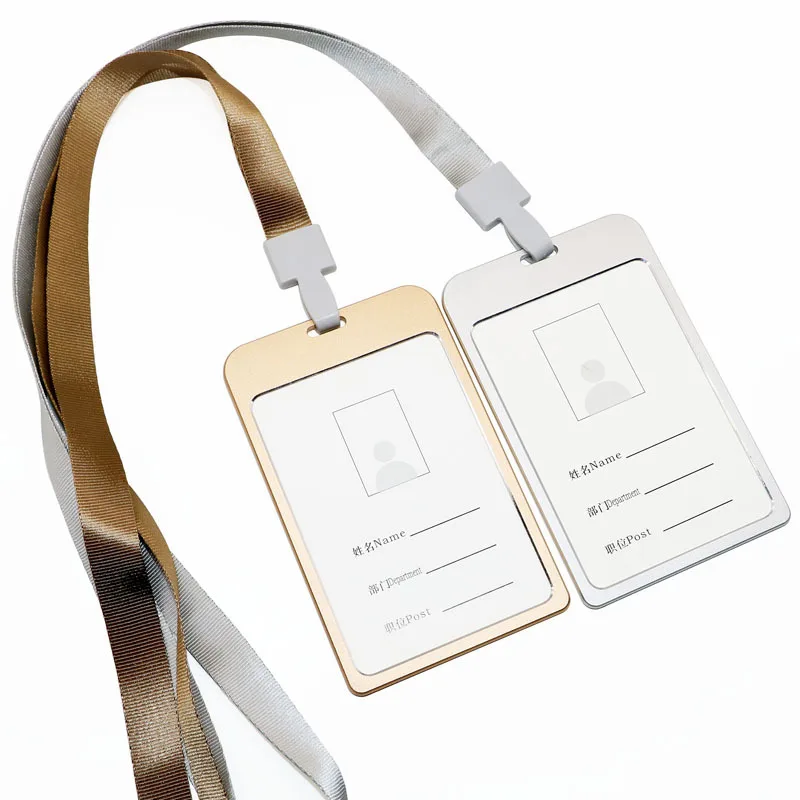 

Custom Made Business Identity Metal Aluminium ID Card Holder, Silver,gold,pink,red,black,blue,or custom