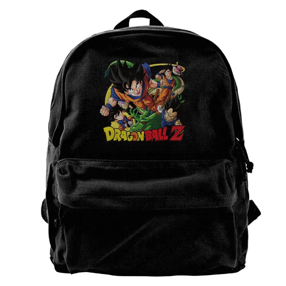 New Dragon Ball Z Canvas Backpack Laptop Shoulder Bag Student Bookbag Travel Bag