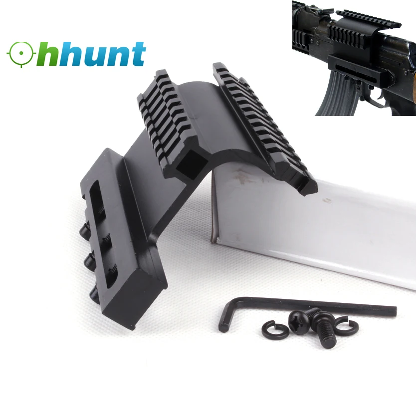 

Ohhunt Gen 3 AK Series Rail Scope Mount Picatinny Weaver Style AK47 Side Mount, Black