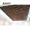 Aluminum grid open ceiling Metal mesh ceiling for decoration