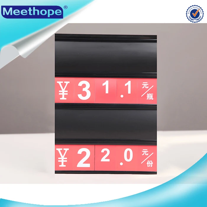 Display Hanging Price Sign Board With Custom Number Clip Buy Hanging Price Sign Board,Display