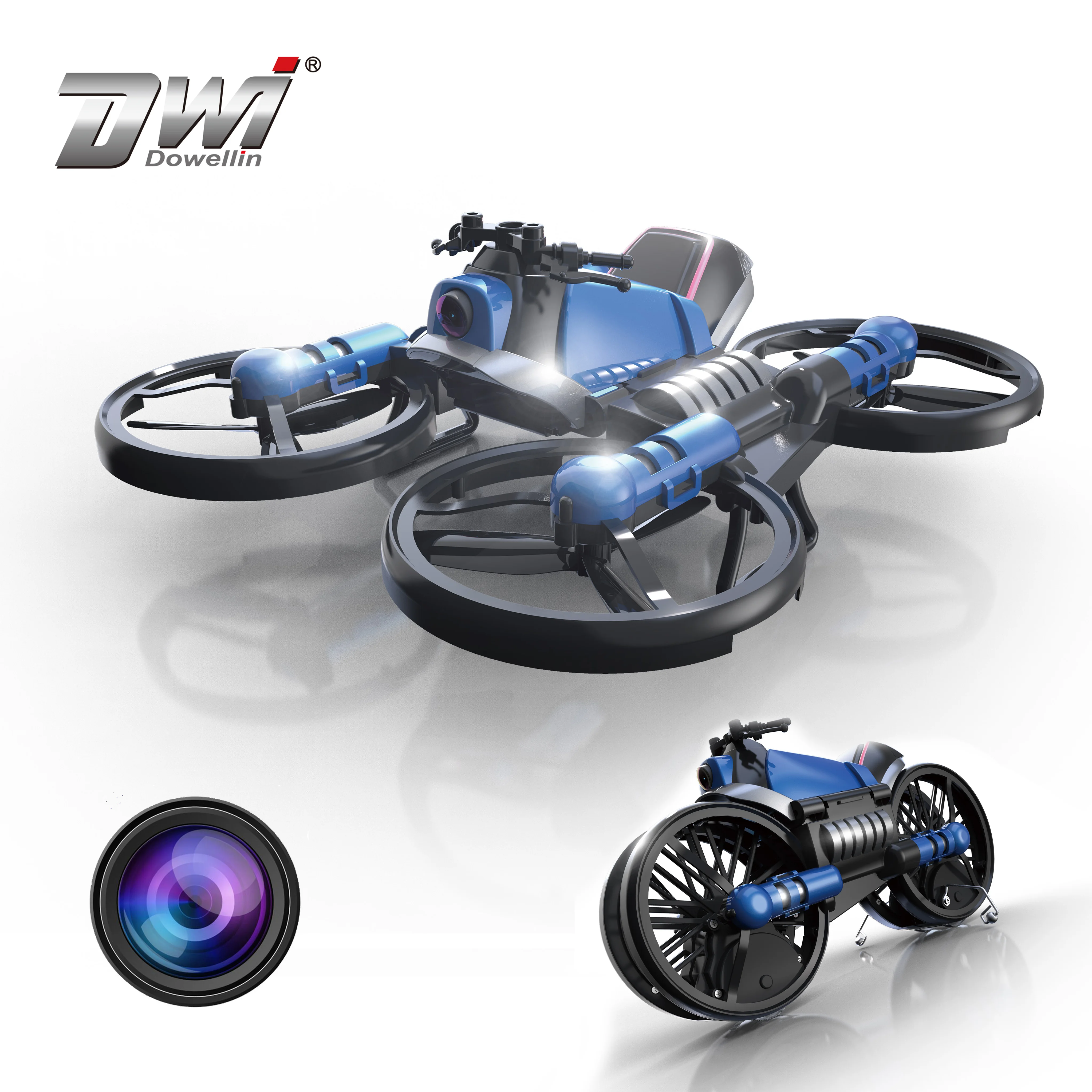 Dwi 2 In 1 Toy Motorcycle Drone Camera Quadcopter With Wifi Control Buy Drone Camera