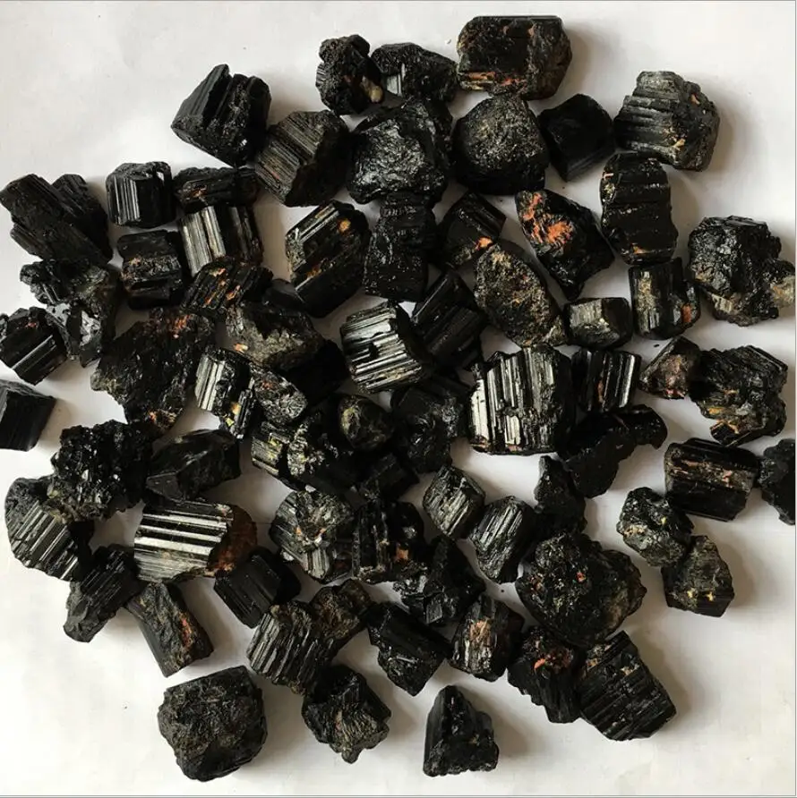 Wholesale Natural Black Tourmaline Tumbled Stones
