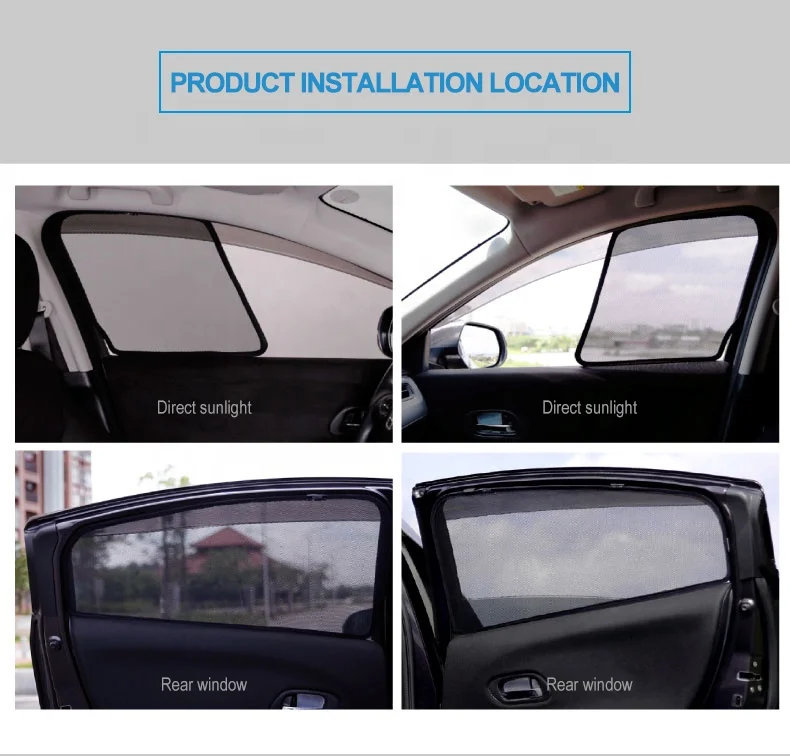 Custom Car Side Window Covers For Rear And Front Window - Buy Custom ...