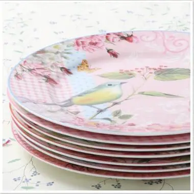 Haonai 12pcs white custom design dinner plate sets