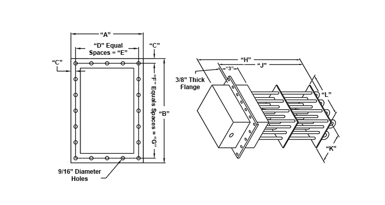 Fin Heater, 380v, 15kw - detail 8