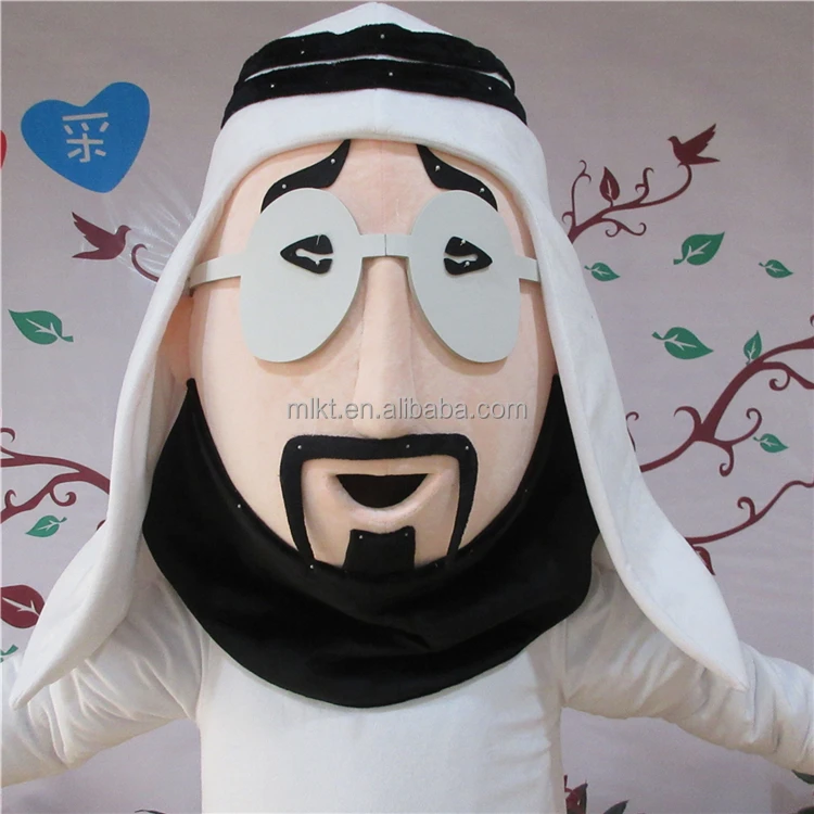 
Cartoon character arabian father mascot costume for sale 