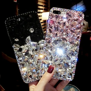 Diamond Bling Back Cover iPhone Max XR 8 Plus