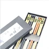 Factory Sale Very Popular Set Of Five Color Wooden Chopsticks