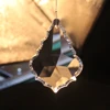 Crystal leaf flat back for chandelier hanging or knob