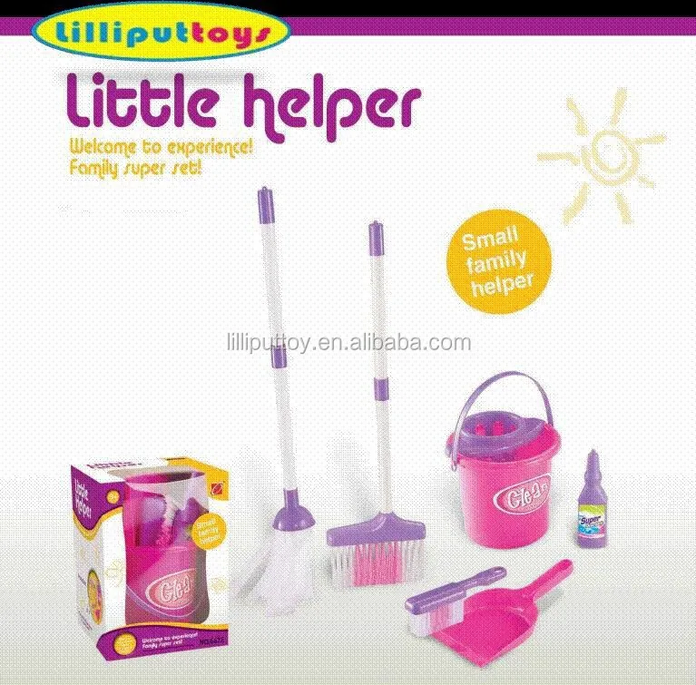 little girl cleaning set