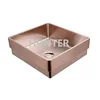 New arrival custom size hi tech bronze color stainless bathroom/kitchen sink